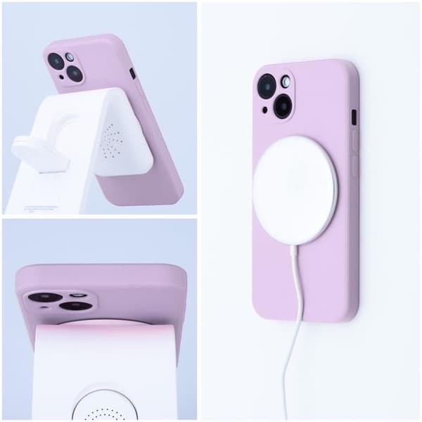 iPhone 12 Pro Magsafe Skal Silikon - Rosa