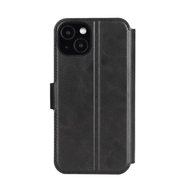 BOOM iPhone 14 Plus Plånboksfodral Calfskin - Svart