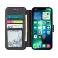 Miniatyrbild 4 av 10: BOOM iPhone 14 Plus Plånboksfodral Calfskin - Svart