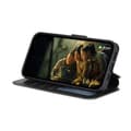 Miniatyrbild 5 av 10: BOOM iPhone 14 Plus Plånboksfodral Calfskin - Svart