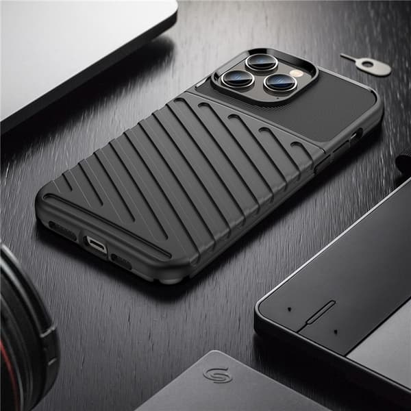 iPhone 14 Pro Max Skal Thunder Twill - Svart