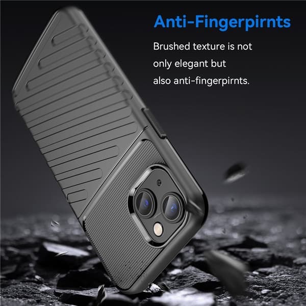iPhone 14 Plus Skal Thunder Twill - Svart