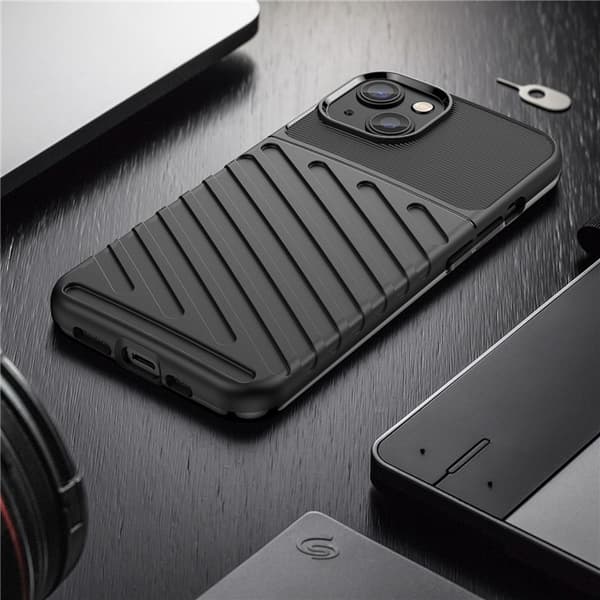 iPhone 14 Plus Skal Thunder Twill - Svart