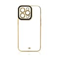 Miniatyrbild 3 av 11: iPhone 12 Pro Skal Gold Frame - Röd