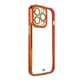 Miniatyrbild 1 av 11: iPhone 12 Pro Skal Gold Frame - Röd