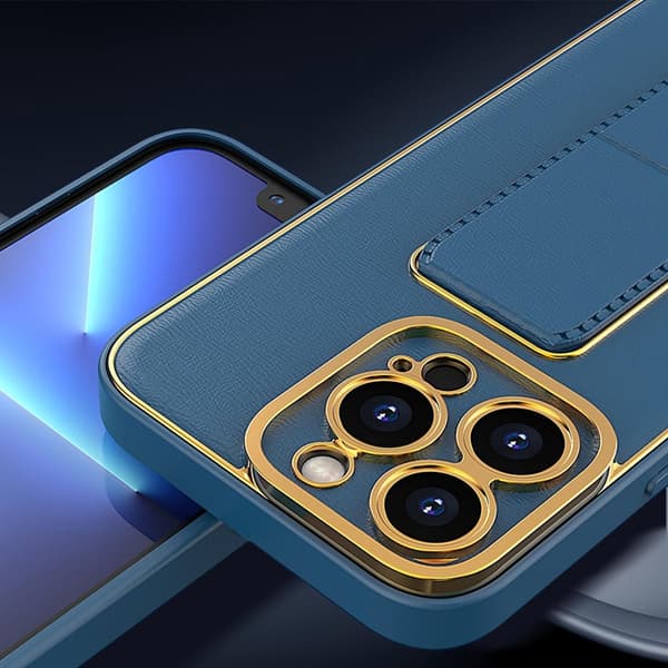 Galaxy A12 (2020/2021) Skal Kickstand - Blå