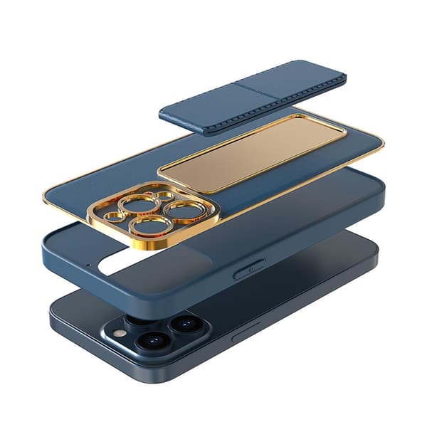 Galaxy A12 (2020/2021) Skal Kickstand - Blå