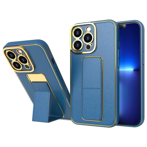 Galaxy A12 (2020/2021) Skal Kickstand - Blå
