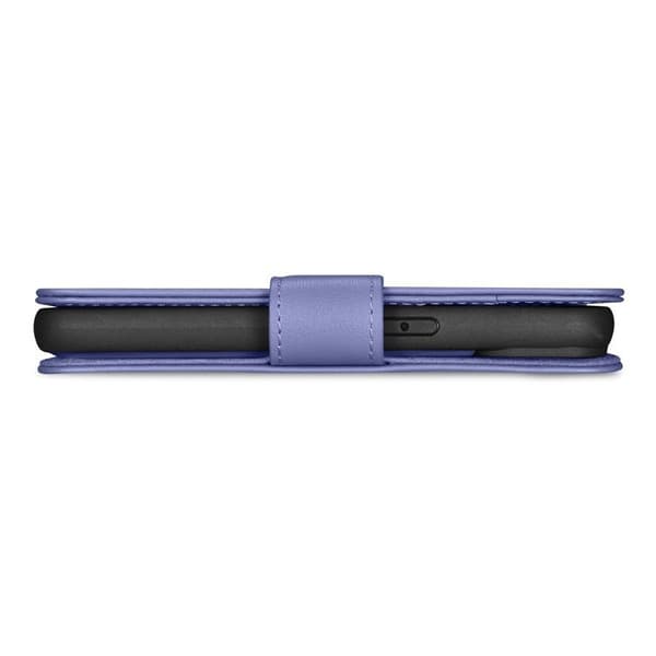 iCarer iPhone 14 Pro Max Plånboksfodral 2in1 Anti-RFID Äkta Läder - Ljuslila