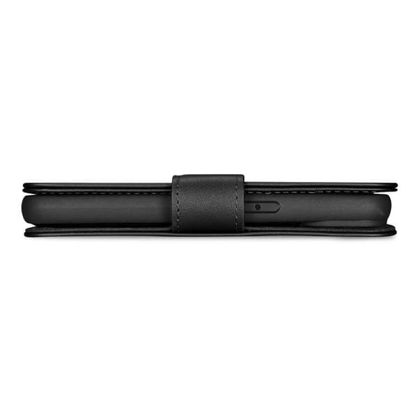 iCarer iPhone 14 Plånboksfodral 2in1 Äkta Läder - Svart