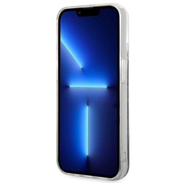 Karl Lagerfeld iPhone 14 Pro Max Skal Liquid Glitter Monogram - Svart