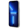 Miniatyrbild 3 av 6: Karl Lagerfeld iPhone 14 Pro Max Skal Liquid Glitter Monogram - Silver