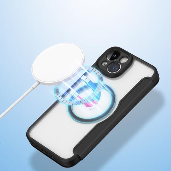 Dux Ducis iPhone 14 Plus Plånboksfodral Magsafe Skin X Pro - Svart
