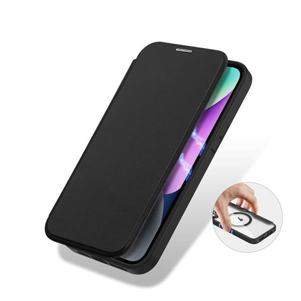 Dux Ducis iPhone 14 Plus Plånboksfodral Magsafe Skin X Pro - Svart