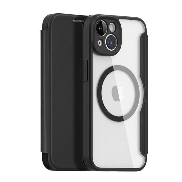 Dux Ducis iPhone 14 Plus Plånboksfodral Magsafe Skin X Pro - Svart