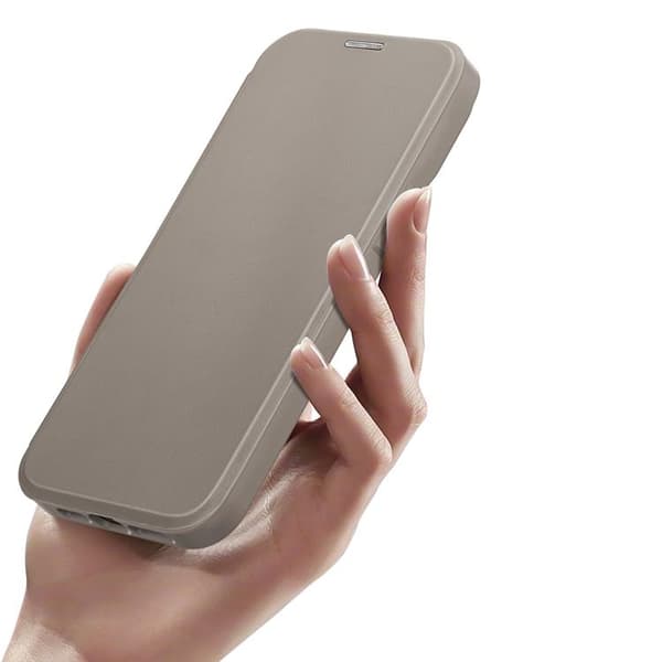 Dux Ducis iPhone 14 Plus Plånboksfodral Magsafe Skin X Pro - Beige
