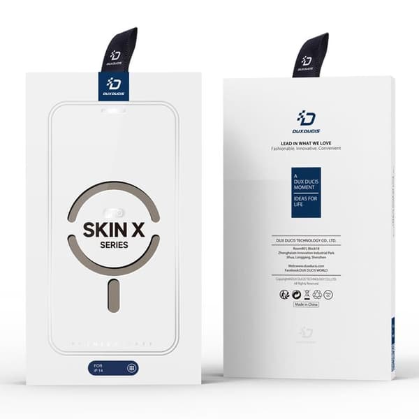 Dux Ducis iPhone 14 Plus Plånboksfodral Magsafe Skin X Pro - Beige