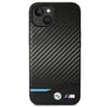 Miniatyrbild 2 av 6: BMW iPhone 14 Plus Skal Läder Carbon - Svart