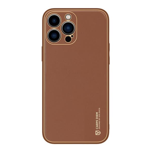 Dux Ducis iPhone 14 Pro Skal Yolo - Brun