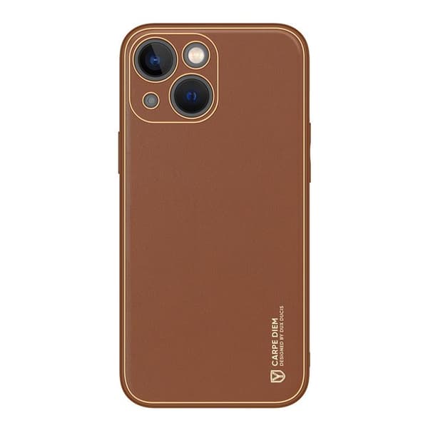 Dux Ducis iPhone 14 Skal Yolo - Brun