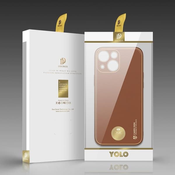 Dux Ducis iPhone 14 Skal Yolo - Brun