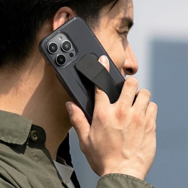 UNIQ iPhone 14 Plus Skal Heldro Mount - Svart/Vapor Smoke