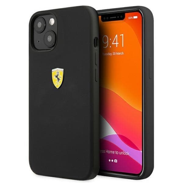 Ferrari iPhone 13 Mini Skal Silicone - Svart