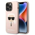 Miniatyrbild 1 av 6: Karl Lagerfeld iPhone 14 Pro Max Skal Magsafe Silicone Karls Head