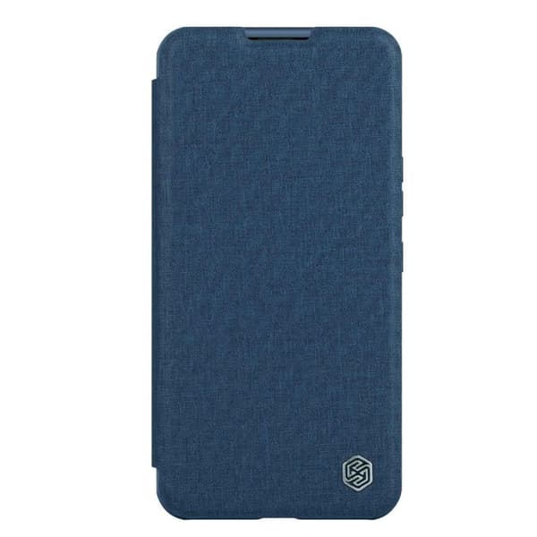 Nillkin iPhone 14 Pro Max Plånboksfodral Qin Cloth Pro - Blå