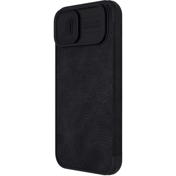 Nillkin iPhone 14 Plus Plånboksfodral QinPro Läder - Svart