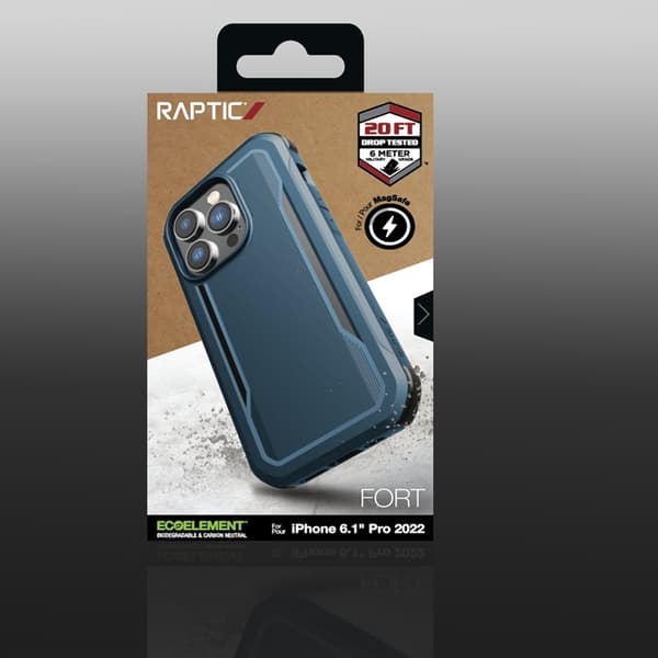 Raptic iPhone 14 Pro Skal MagSafe Fort Armored - Blå