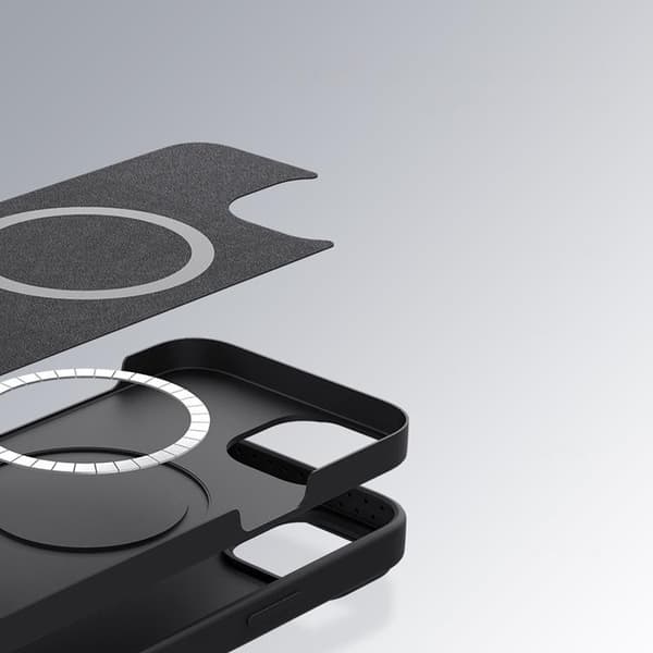 Nillkin iPhone 14 Plus Skal Magsafe CamShield Silicone - Grön