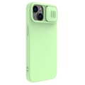 Miniatyrbild 4 av 11: Nillkin iPhone 14 Plus Skal CamShield Silky Silicone - Grön