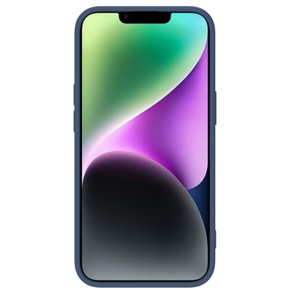 Nillkin iPhone 14 Plus Skal Magsafe CamShield Silicone - Blå