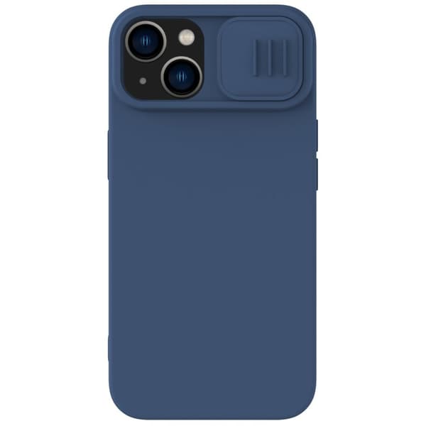Nillkin iPhone 14 Plus Skal Magsafe CamShield Silicone - Blå
