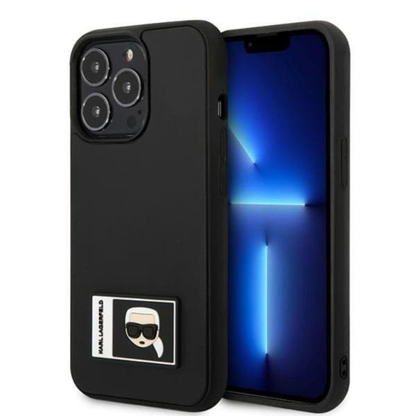 Karl Lagerfeld iPhone 13 Pro Max Skal Ikonik Patch - Svart