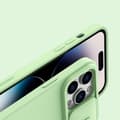 Miniatyrbild 6 av 11: Nillkin iPhone 14 Pro Skal CamShield Silky Silicone - Blå