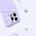 Miniatyrbild 7 av 11: Nillkin iPhone 14 Pro Skal CamShield Silky Silicone - Blå