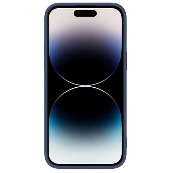 Nillkin iPhone 14 Pro Skal CamShield Silky Silicone - Blå