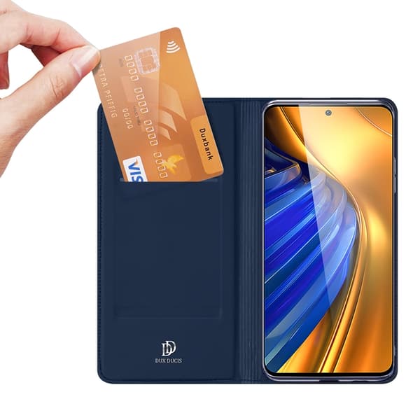 Dux Ducis Xiaomi Poco F4 5G Plånboksfodral Skin Series - Blå