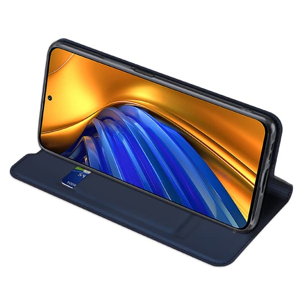 Dux Ducis Xiaomi Poco F4 5G Plånboksfodral Skin Series - Blå