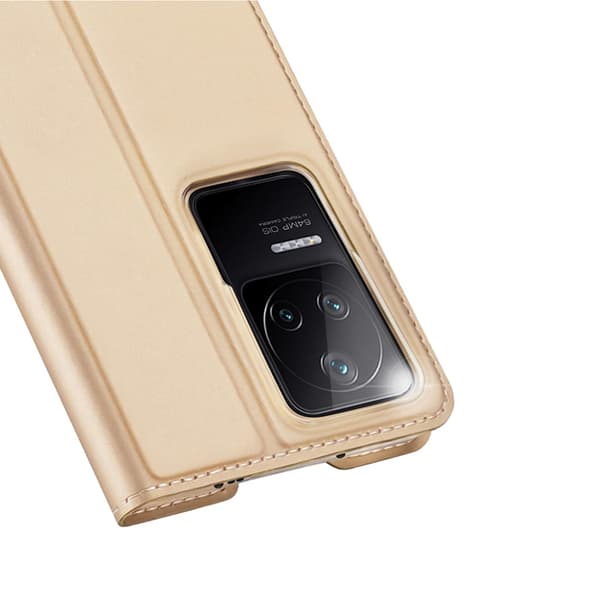 Dux Ducis Xiaomi Poco F4 5G Plånboksfodral Skin Series - Guld