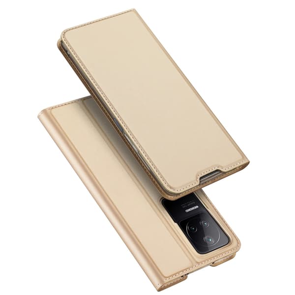 Dux Ducis Xiaomi Poco F4 5G Plånboksfodral Skin Series - Guld