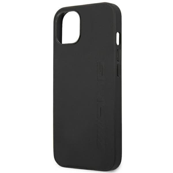 AMG iPhone 14 Plus Skal Läder Hot Stamped - Svart
