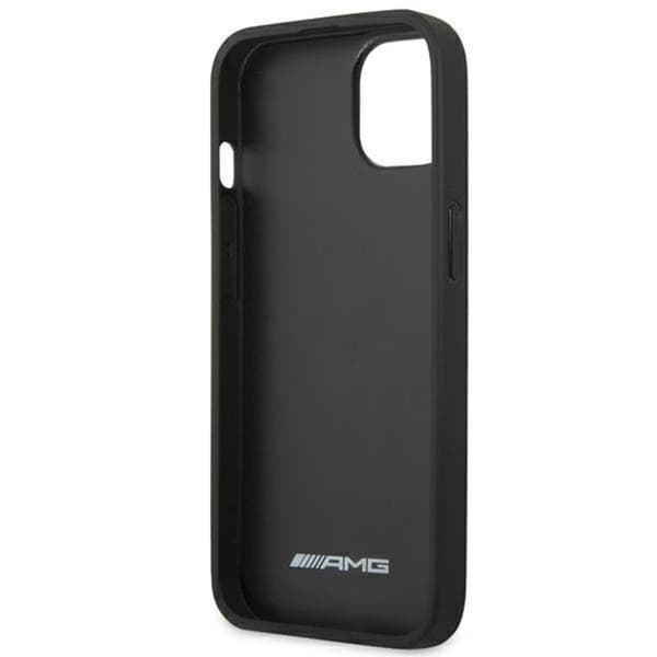 AMG iPhone 14 Plus Skal Läder Hot Stamped - Svart