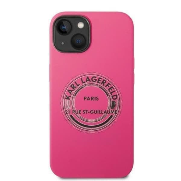 Karl Lagerfeld iPhone 14 Plus Skal Silicone RSG - Rosa