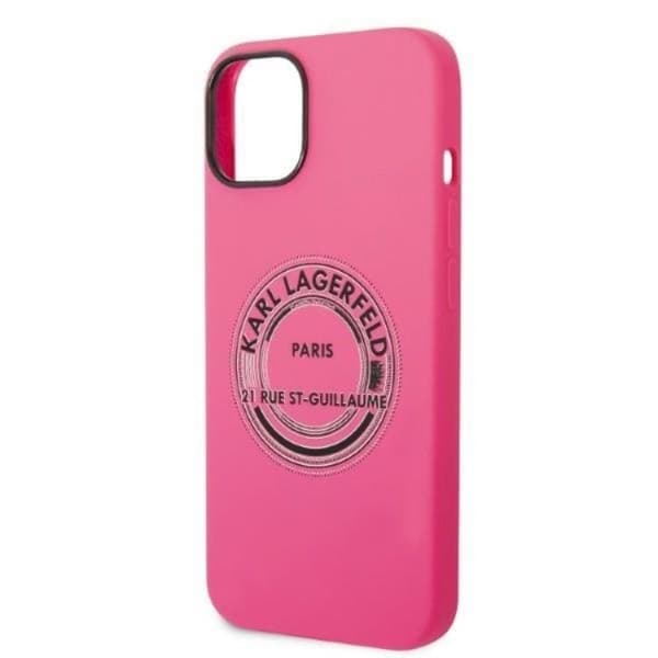Karl Lagerfeld iPhone 14 Plus Skal Silicone RSG - Rosa