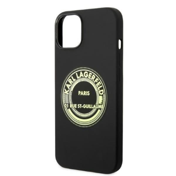 Karl Lagerfeld iPhone 14 Plus Skal Silicone RSG - Svart