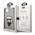 Miniatyrbild 8 av 8: Karl Lagerfeld iPhone 14 Plus Skal Glitter Flakes Ikonik - Silver