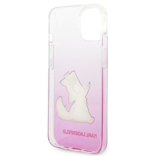 Karl Lagerfeld iPhone 14 Plus Skal Choupette Fun - Rosa